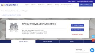 
                            4. ASYLUM AYURVEDA PRIVATE LIMITED - Connect2India