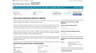 
                            8. Asylum Ayurveda Private Limited Information - Asylum ...