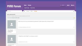 
                            3. ata password | PIMD Forum