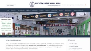 
                            7. ATAL TINKERING LAB - Vidya Devi Jindal School