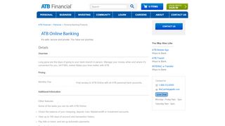 
                            1. ATB Online Banking - ATB Financial