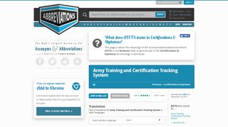 
                            8. ATCTS - Army Training and Certification Tracking …