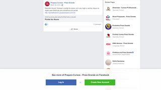 
                            8. Atenção Aluno!! Acesse o portal do aluno... - Prepara Cursos ...