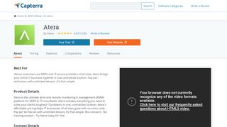 
                            6. Atera Reviews and Pricing - 2019 - Capterra