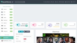 
                            3. Aternos | Details | Best Minecraft Servers