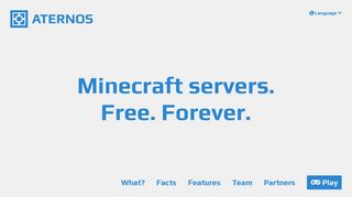 
                            1. Aternos | Minecraft servers. Free. Forever.