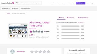 
                            8. ATG Stores / Allied Trade Group Reviews | 40 Reviews of Atgstores ...