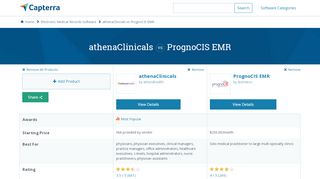 
                            5. athenaClinicals vs PrognoCIS EMR - 2019 Feature and ...