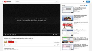 
                            2. Athens State Bank Online Banking Login | Sign-in - YouTube