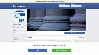 
                            3. Athens State University - About | Facebook