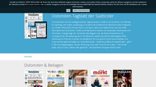 
                            6. Athesia epaper - Dolomiten, Wiku ... - …