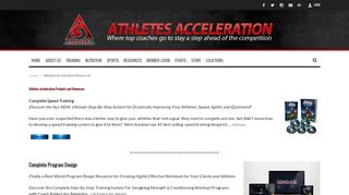 
                            4. Athletes Acceleration Resources