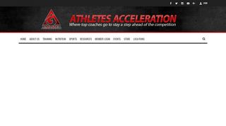 
                            1. Athletes Acceleration Sports Performance Training - Where coaches ...