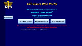 
                            1. Athletic Trainer System Portal