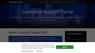 
                            3. AtHoc Customer Support FAQ - BlackBerry AtHoc - Networked Crisis ...