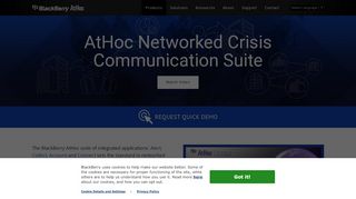 
                            4. AtHoc Networked Crisis Communication Suite - BlackBerry AtHoc