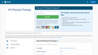 
                            6. ATI Physical Therapy | Pay Your Bill Online | doxo.com