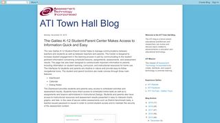 
                            7. ATI Town Hall Blog: The Galileo K-12 Student-Parent Center ...