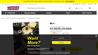 
                            4. ATI Z31010: RACER LOG BOOK | JEGS