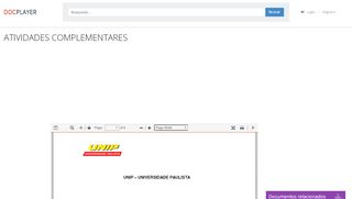 
                            1. ATIVIDADES COMPLEMENTARES - PDF