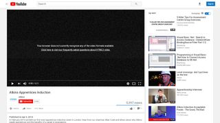 
                            5. Atkins Apprentices Induction - YouTube