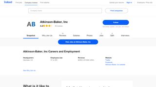 
                            9. Atkinson-Baker, Inc Careers and Employment | Indeed.com