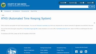 
                            1. ATKS (Automated Time Keeping System) - San …