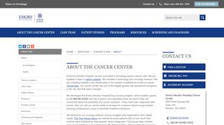 
                            8. Atlanta Cancer Care and Oncology from Emory Decatur ...