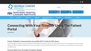 
                            7. Atlanta, GA | Patient Portal - Georgia Cancer Specialists