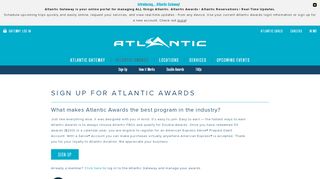 
                            1. Atlantic Awards Fuel Awards Program - Atlantic Aviation