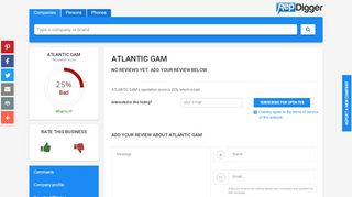 
                            8. Atlantic Gam Reviews And Reputation Check - RepDigger