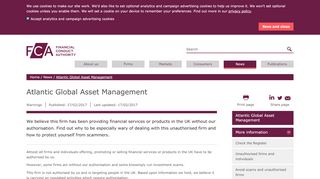 
                            7. Atlantic Global Asset Management | FCA