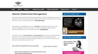 
                            6. Atlantic Global Asset Management - Join The Questra ...