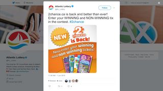 
                            7. Atlantic Lottery 19+ on Twitter: 