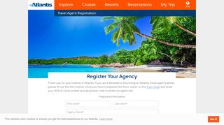 
                            3. Atlantis Events - Agent Register