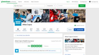 
                            5. Atlas Copco Employee Benefit: Health Insurance | Glassdoor