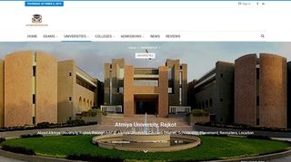 
                            5. Atmiya University, Rajkot - admissiondone.com