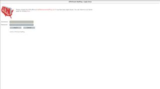 
                            2. ATN Event Staffing : Login Area