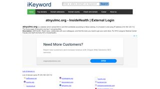 
                            8. Atnyulmc.org: InsideHealth | External Login