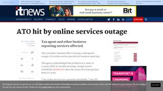 
                            5. ATO hit by online services outage - Software - iTnews