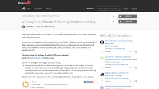 
                            7. ATO says the software id on the govconnect is wrong | Reckon ...