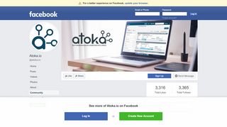 
                            8. Atoka.io - Community | Facebook