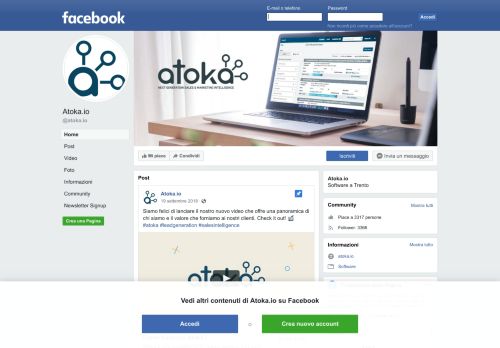 
                            3. Atoka.io - Home | Facebook