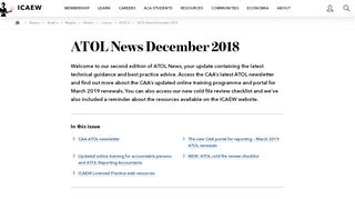 
                            7. ATOL News December 2018 | ICAEW