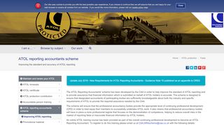 
                            3. ATOL reporting accountants scheme | UK Civil Aviation Authority