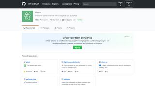 
                            1. Atom · GitHub