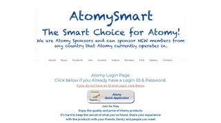 
                            7. Atomy Login - AtomySmart