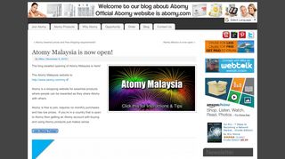 
                            6. Atomy Malaysia is now open - koreansecrets.com