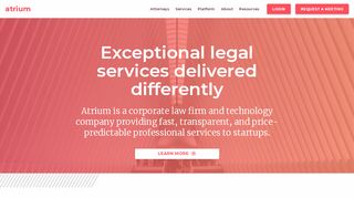 
                            3. Atrium: A Better Law Firm for Startups