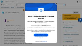 
                            7. AT&T 'Authorized Retailers' - AT&T Community